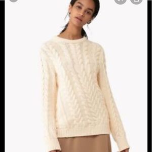 Theory Twisted cable sweater